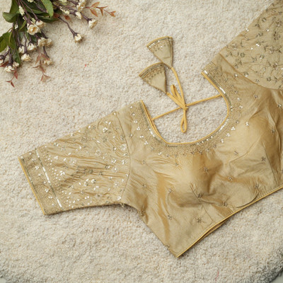 Modern Mughals Round Neck Women Blouse