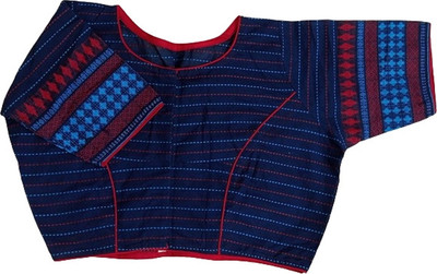 BISHNUPRIYA HANDICRAFT Boat Neck Women Blouse