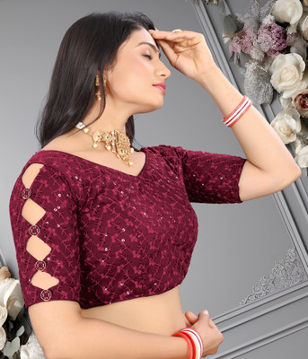 WEARFLORA V-Neck Women Blouse