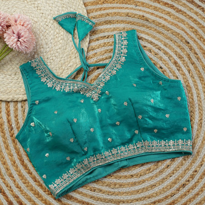 Modern Mughals V-Neck Women Blouse