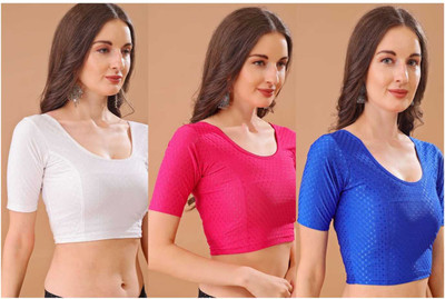 PRIYANKA TEXTILES U-Neck Women Blouse