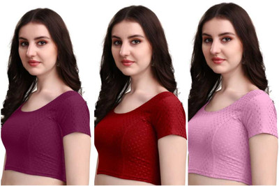 PT PRIYANKA TEXTILES U-Neck Women Blouse