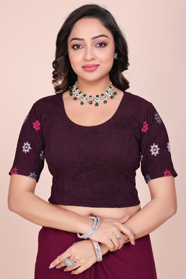 RAMANYA Round Neck Women Blouse