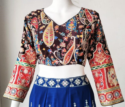 RADHA MADHAV V-Neck Women Blouse