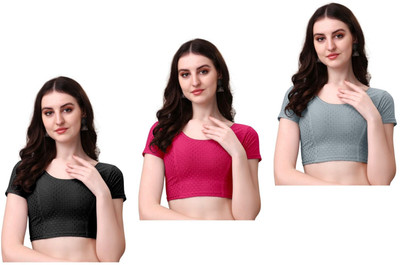 Krishna Enterprise Round Neck Women Blouse