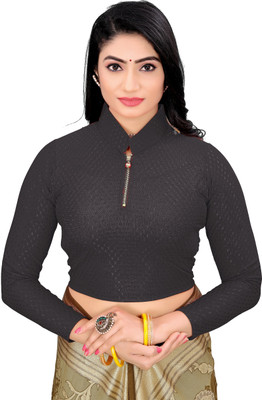 sanket synthetics Band collar Women Blouse