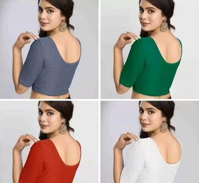 DRAPDESIGN U-Neck Women Blouse
