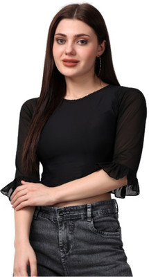 TINY TOY U-Neck Women Blouse