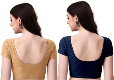 PRIYANKA TEXTILES U-Neck Women Blouse