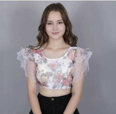 AGAMANI FASHIONS Round Neck Women Blouse