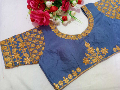 Anjani Textile U-Neck Women Blouse