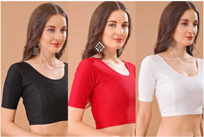PRIYANKA TEXTILES U-Neck Women Blouse