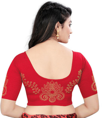 PU Fashion U-Neck Women Blouse