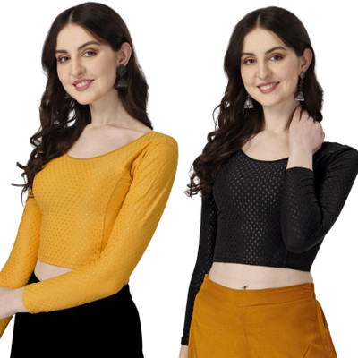 BADGERW INSOME Round Neck Women Blouse