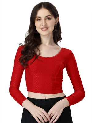 SCUBE DESIGNS Round Neck Women Blouse