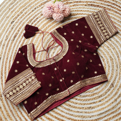 Modern Mughals Round Neck Women Blouse