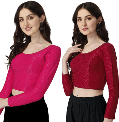 SCUBE DESIGNS Round Neck Women Blouse