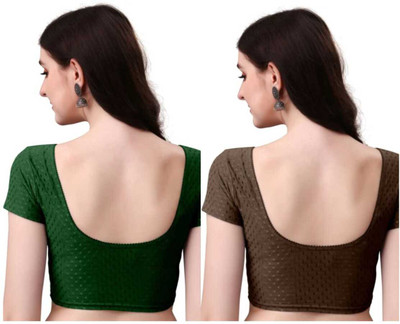 PRIYANKA TEXTILES U-Neck Women Blouse