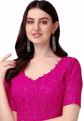 Sathi Creation V-Neck Women Blouse