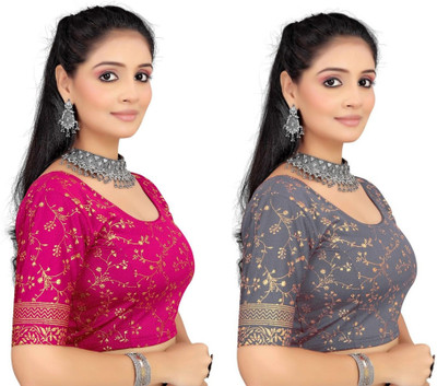 ANUPRIT CREATION U-Neck Women Blouse