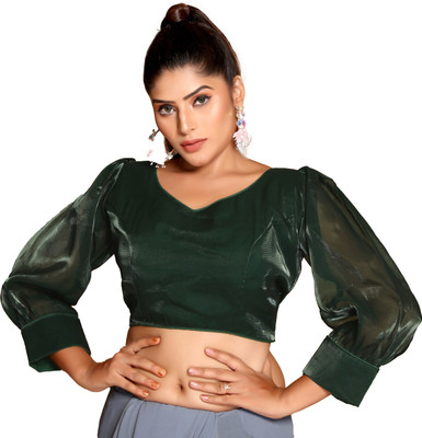 PU Fashion Sweetheart Neck Women Blouse