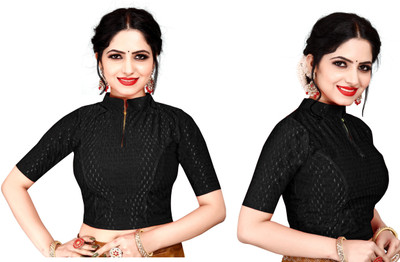 Atibha Fashion Band collar Women Blouse