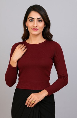 Sanmati Round Neck Women Blouse