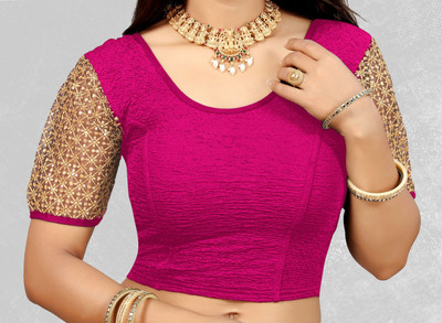 ZINGTROVE Round Neck Women Blouse