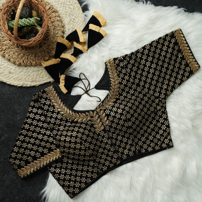 Niraj Creations U-Neck Women Blouse