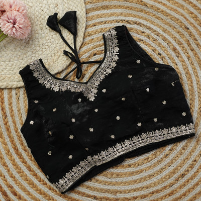 Modern Mughals V-Neck Women Blouse