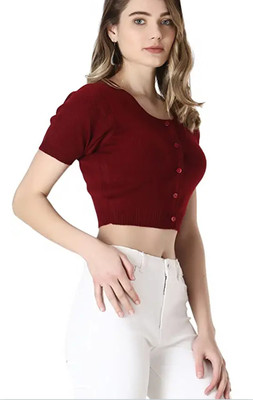 nice wonder Round Neck Women Blouse