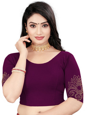 PU Fashion U-Neck Women Blouse