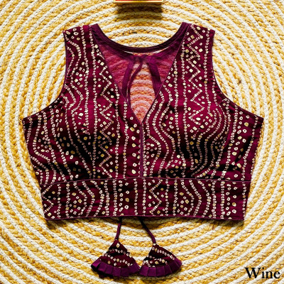 sindhoorhouse V-Neck Women Blouse