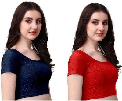 PRIYANKA TEXTILES U-Neck Women Blouse