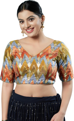 Vamas-The Designer Blouses V-Neck Women Blouse
