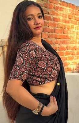 PAL HANDICRAFT Boat Neck Women Blouse