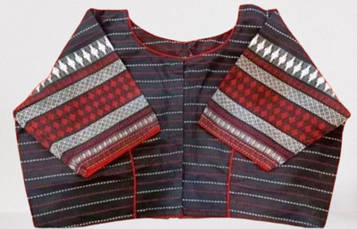 PRIYOM HANDICRAFT Boat Neck Women Blouse