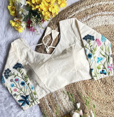 Nirmita Textile V-Neck Women Blouse