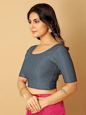 ANUPRIT CREATION Round Neck Women Blouse
