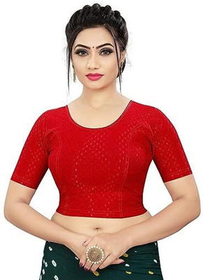 sanket synthetics Round Neck Women Blouse
