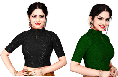 Atibha Fashion Band collar Women Blouse