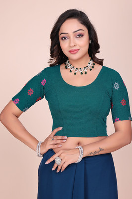 RAMANYA Round Neck Women Blouse