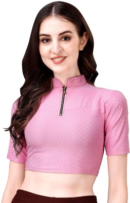 Chandan Tex Fab Band collar Women Blouse