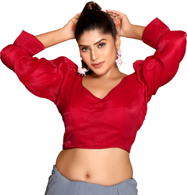 PU Fashion Sweetheart Neck Women Blouse