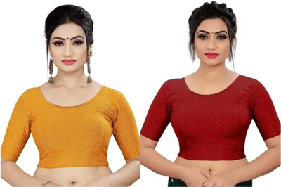 PRIYANKA TEXTILES U-Neck Women Blouse