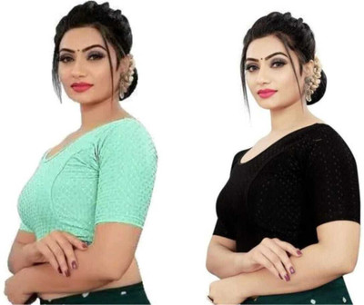 PRIYANKA TEXTILES U-Neck Women Blouse