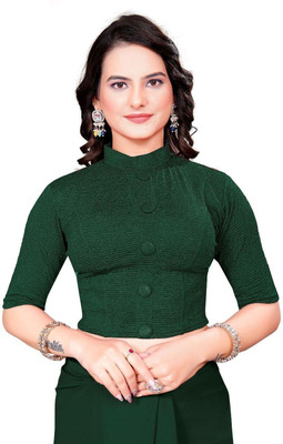sanket synthetics Band collar Women Blouse