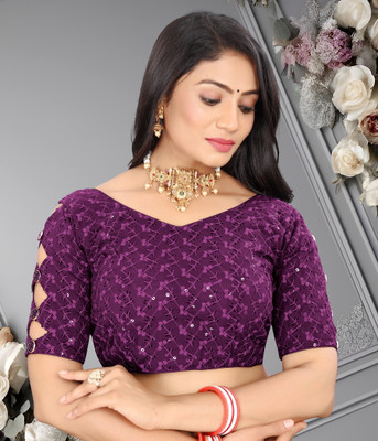 WEARFLORA V-Neck Women Blouse