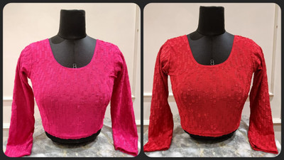GROWMORE CREATION Round Neck Women Blouse