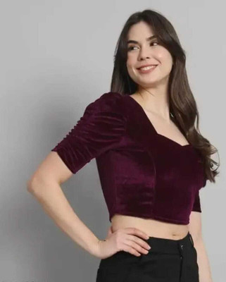 AARZOO FASHION HUB Sweetheart Neck Women Blouse